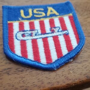 USA Red and Blue Patch USA Collectible Figure Skating Patch